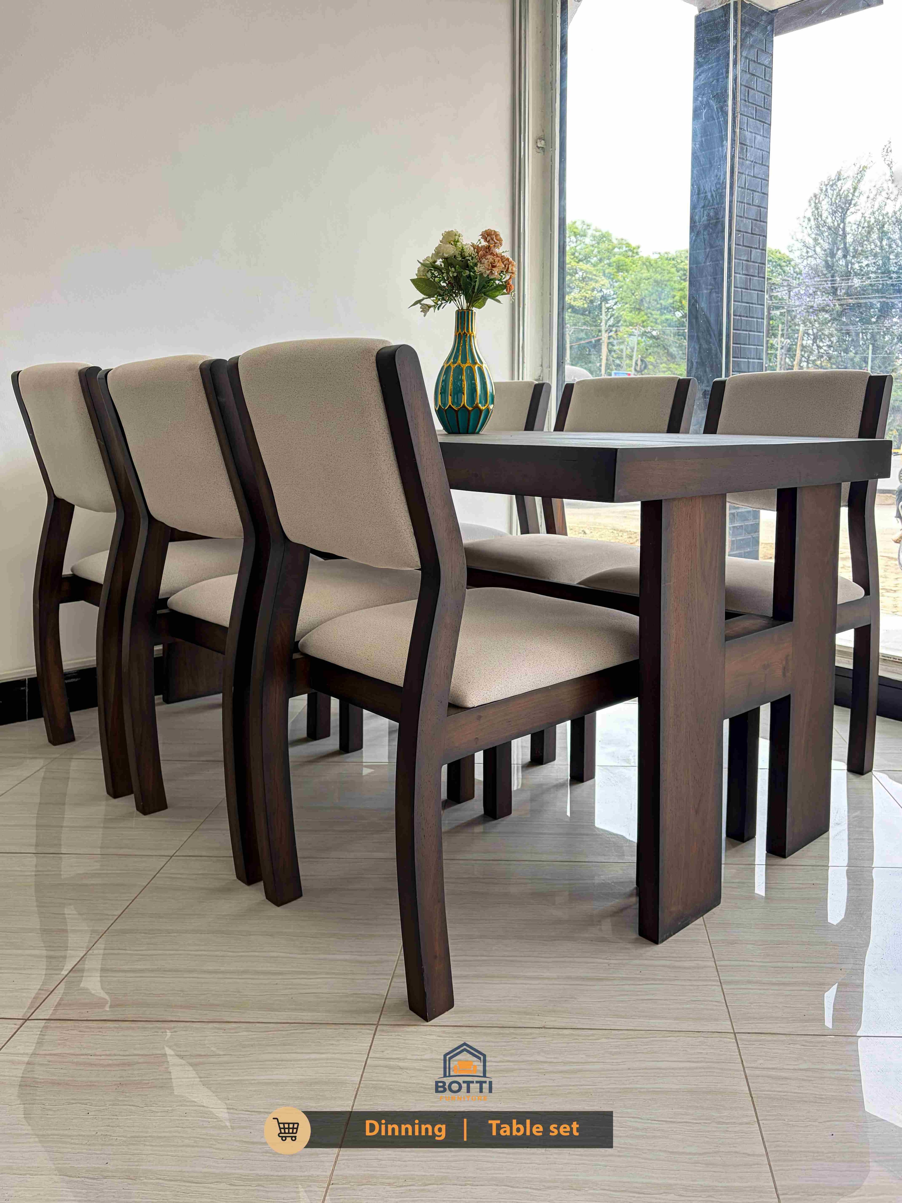 Zavello 6-Seater Wooden Dining Set product image